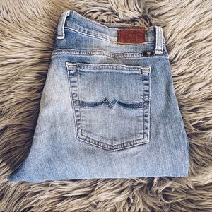 Lucky Brand Cumberland Sweet N Low Crop Jeans 12